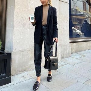 Vintage Mens Bill Blass Black 100% Pure CAMEL HAIR Blazer /Sports Coat‎ SIZE 44R